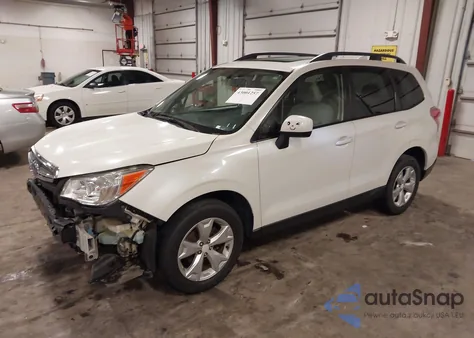 2016 Subaru Forester 2.5I Premium z USA, uszkodzony, nr VIN JF2SJADC1GH446414